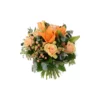 peach flower bouquet delivery