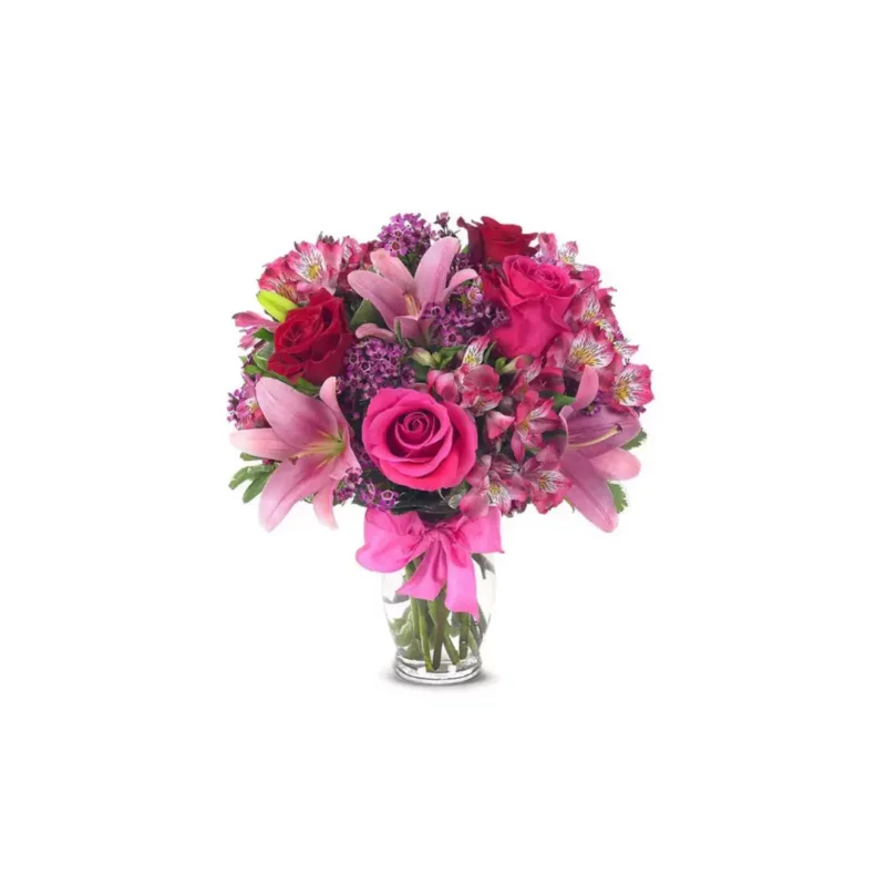pink flower bouquet delivery