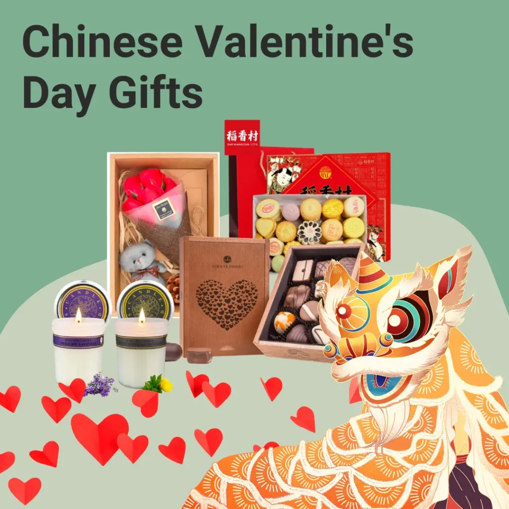 chinese valentines day gift basket box